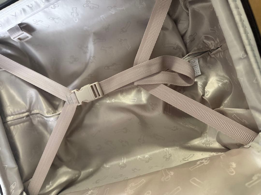 新品 送料込 ムーミン スーツケースMドットネイビー