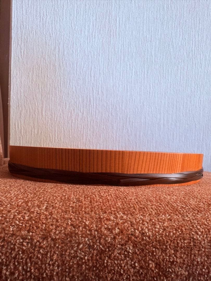 天然秋田杉！ 樽富かまた 桶樽 お盆 (菓子器) & 和柄箸袋セット