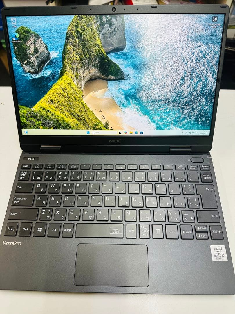 ②i5 第10世代超薄型NEC12.5型Windows11ノートパソコンVC-6