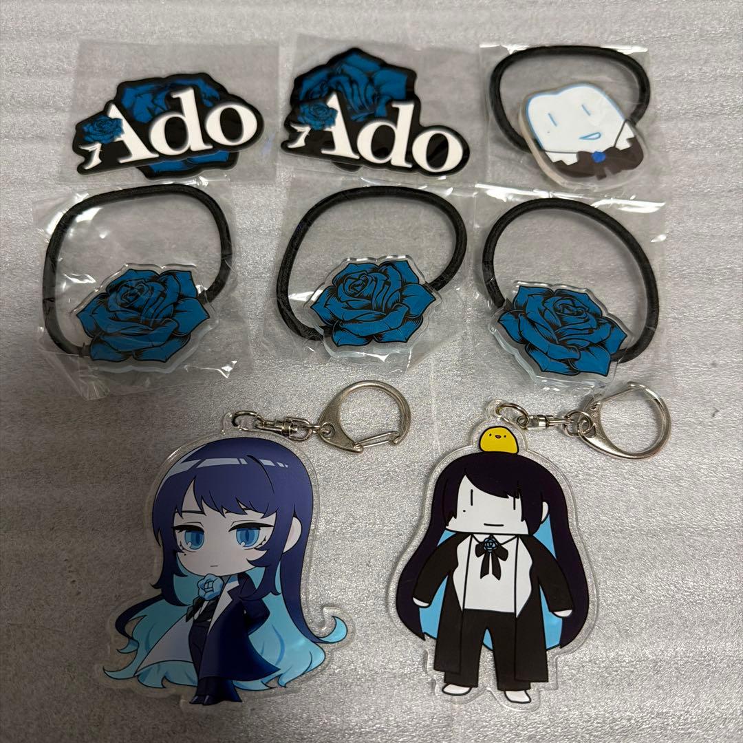 Ado MARS ガチャ アクリルキーホルダー ステッカー ヘアゴム