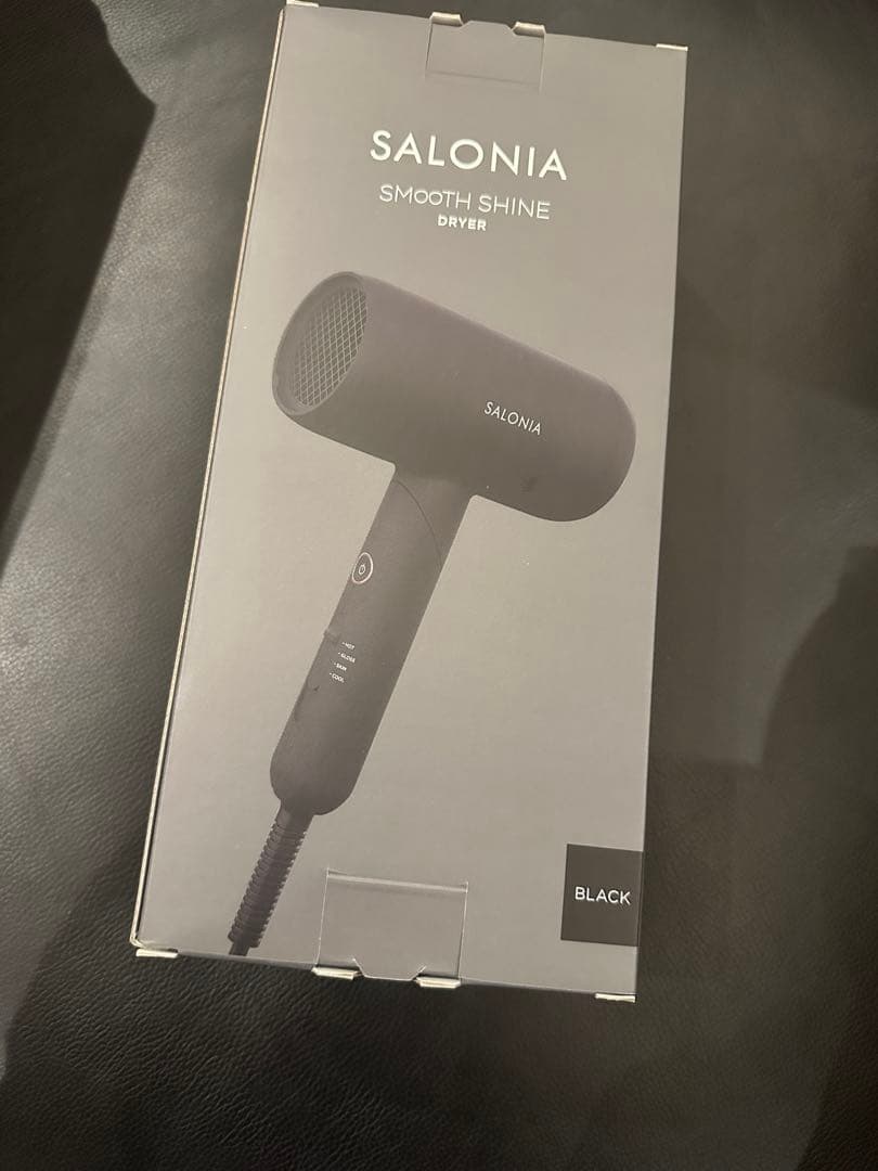 7/31まで SALONIA SMOOTH SHINE DRYER ブラック