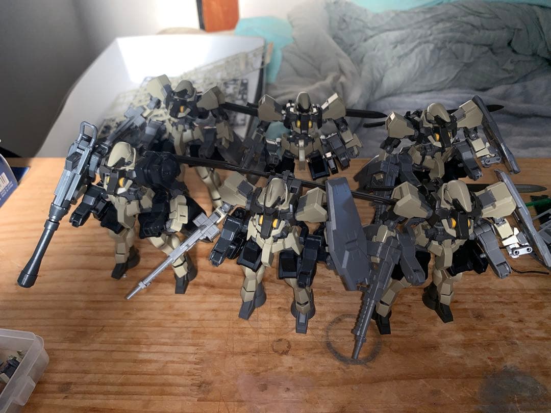 HGグレイズ地上用装備6体セット