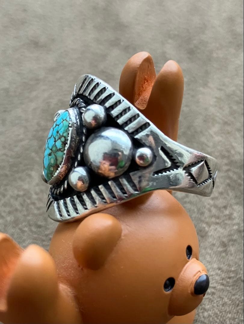 カルビンマルチネス ターコイズ　リング　ナンバーエイト　No.8