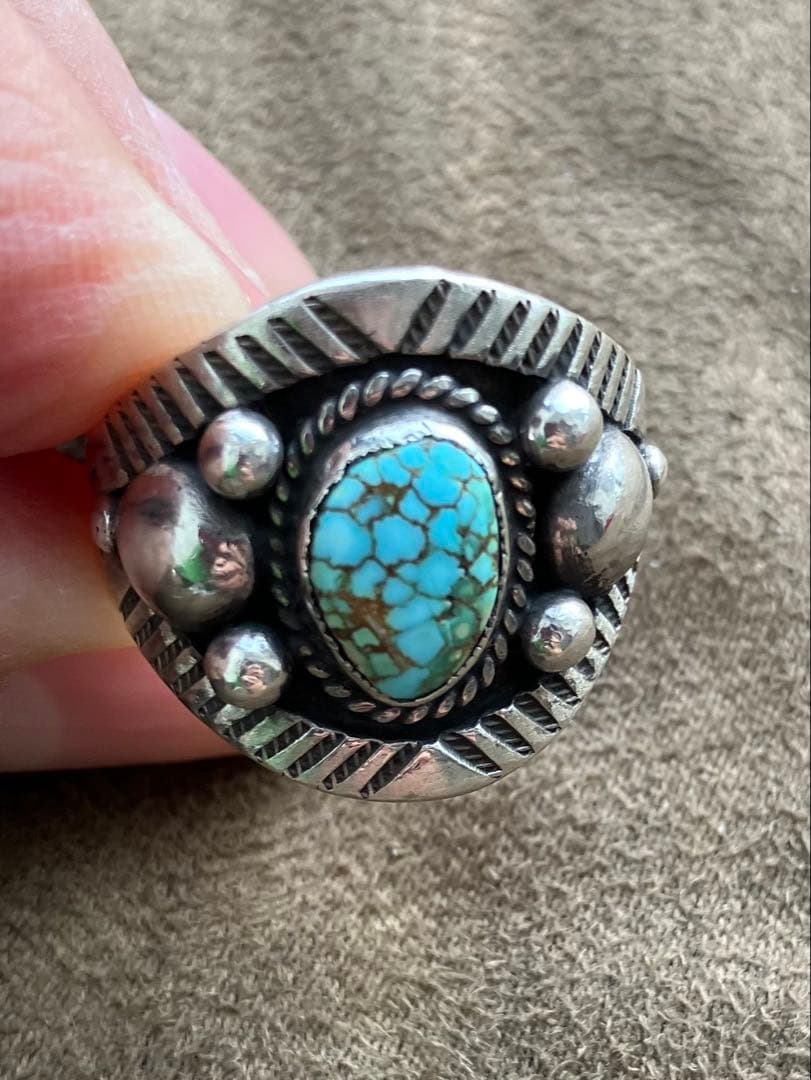 カルビンマルチネス ターコイズ　リング　ナンバーエイト　No.8