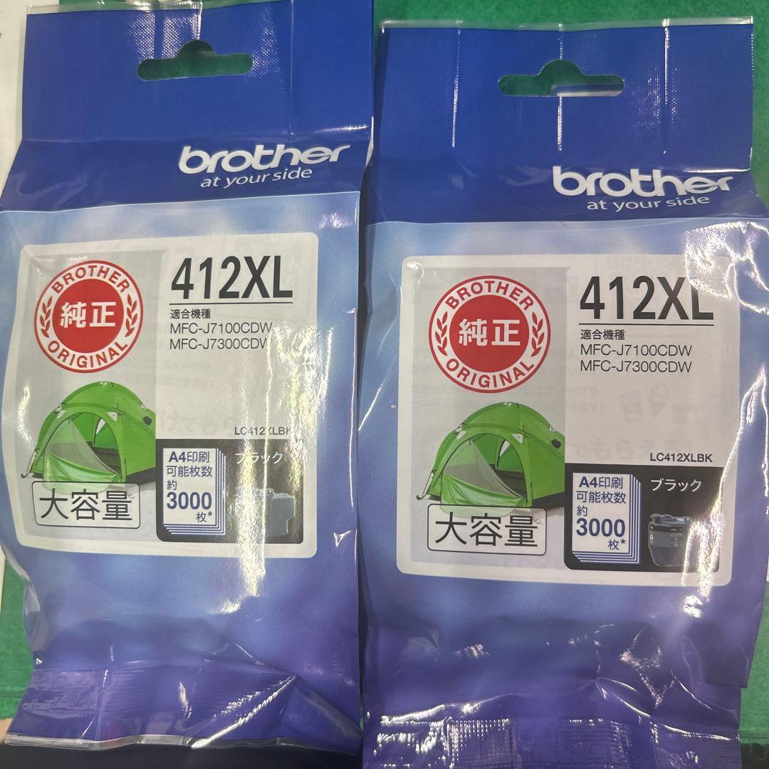 brother LC412XLBK 2個