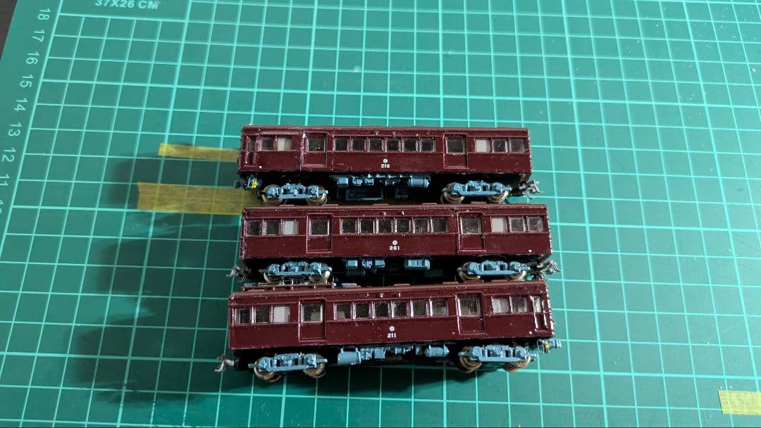 京阪神急行 210系 鉄道コレクション広島電鉄1080形改造品