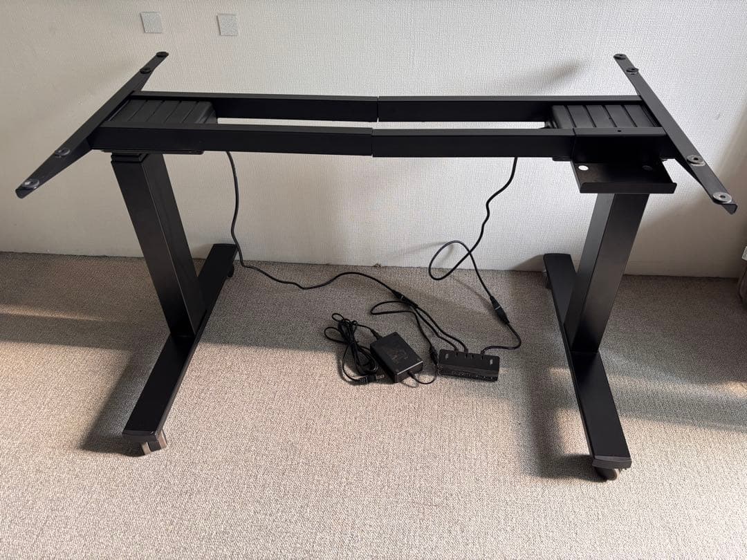 期間限定出品　電動昇降テーブル本体　ツインモーター　56cm〜119cm