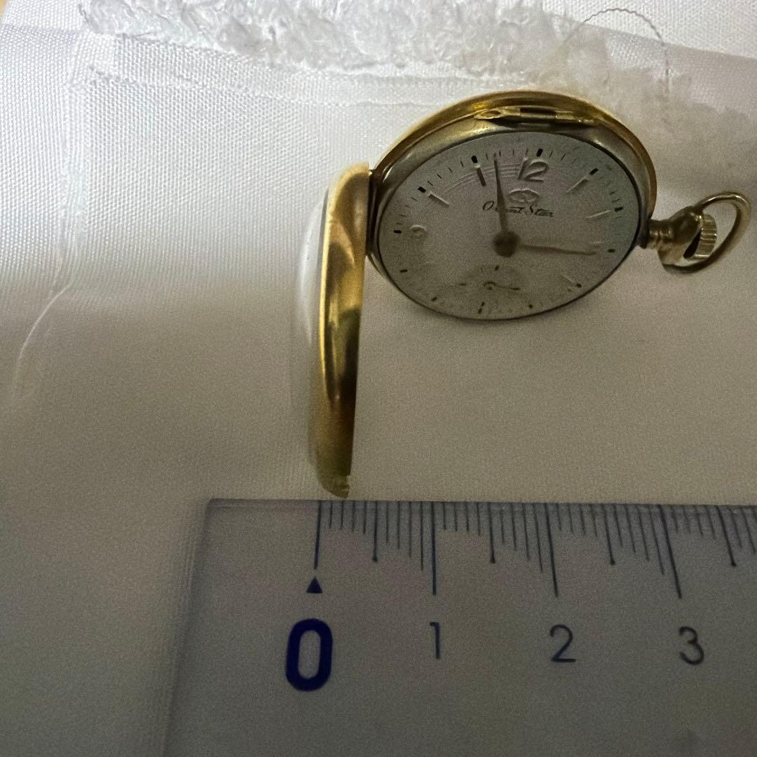 オリエントスター 懐中時計 18K 金無垢 18g アンティーク 手巻き