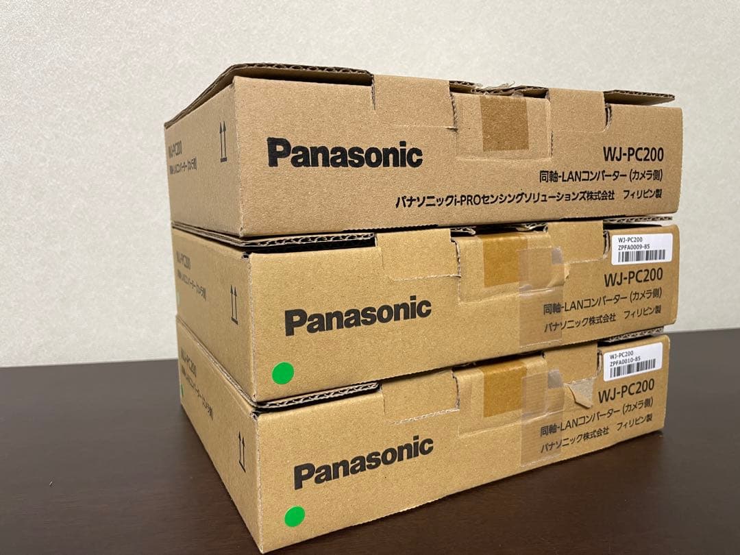 同軸-LANコンバーター（カメラ側 ）WJ-PC200 3台セット