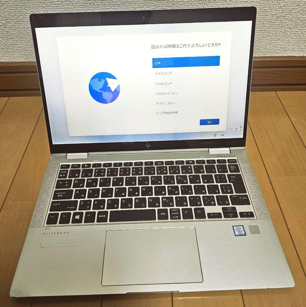 HPタッチパネル2in1SSDカメラ付きノートパソコン