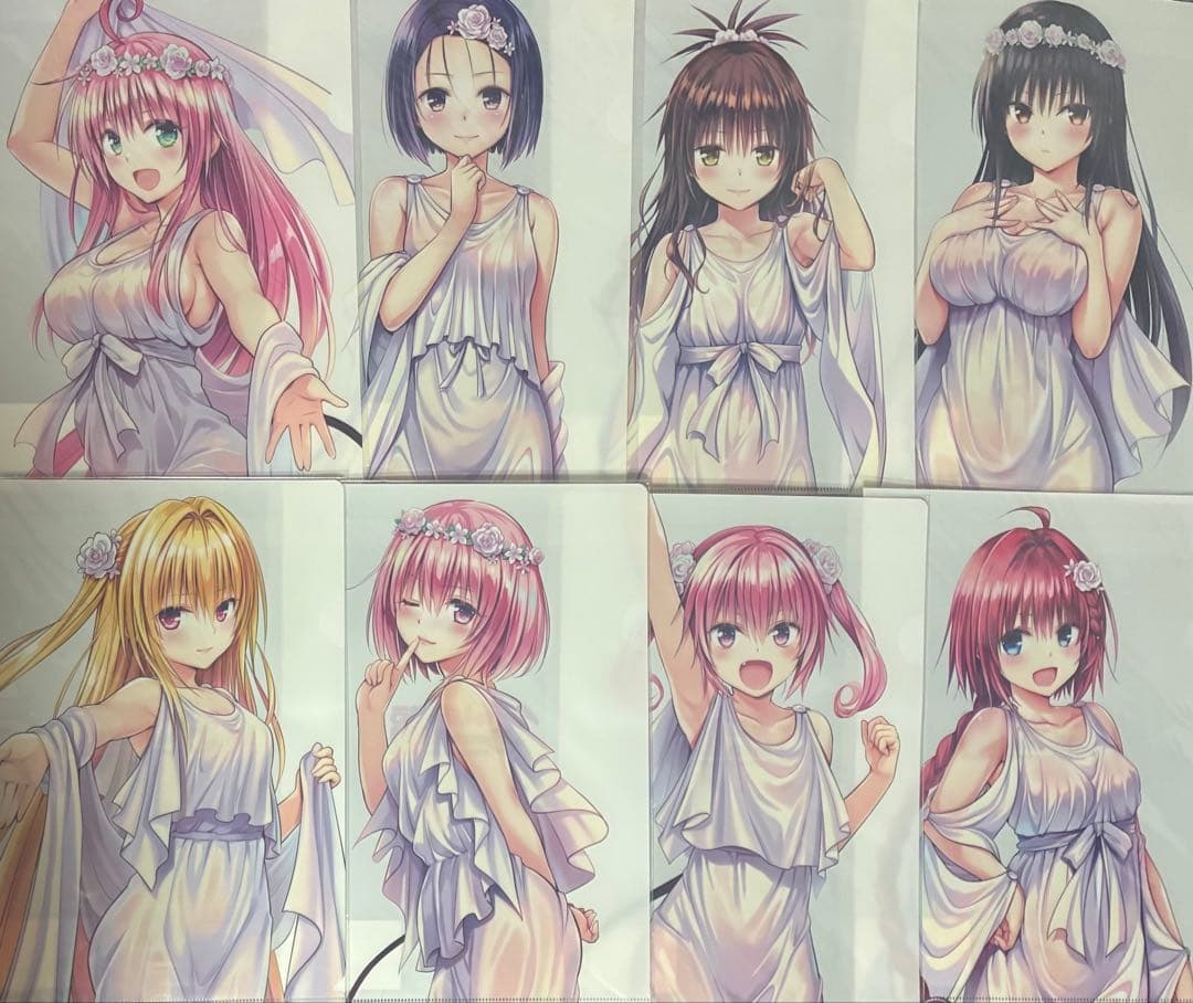 Toloveる原画展　クリアファイル　8種セット