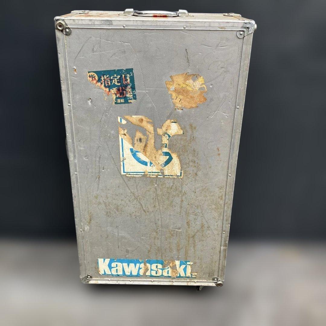 希少　大型　アルミキャリーケース　昭和レトロ　スーツケース　トラベルトランク