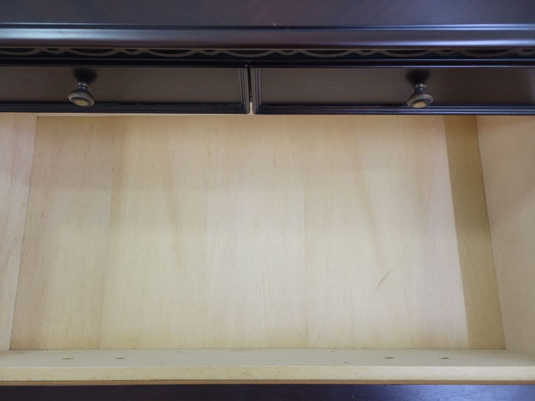 東海家具 フルール Fleur チェスト 85 ブラウン チェスト 猫脚