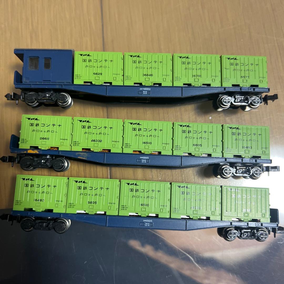 Nゲージ KATO コキ10015・コキフ10002 3両セット