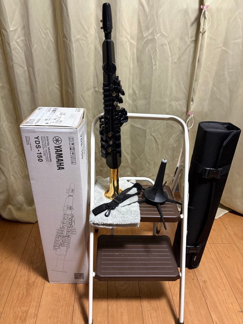 ら*ン様 YAMAHA YDS-150 ブラック 電子サックス