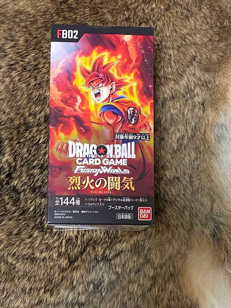 ドラゴンボールカードゲーム フュージョンワールド 烈火の闘気 BOX