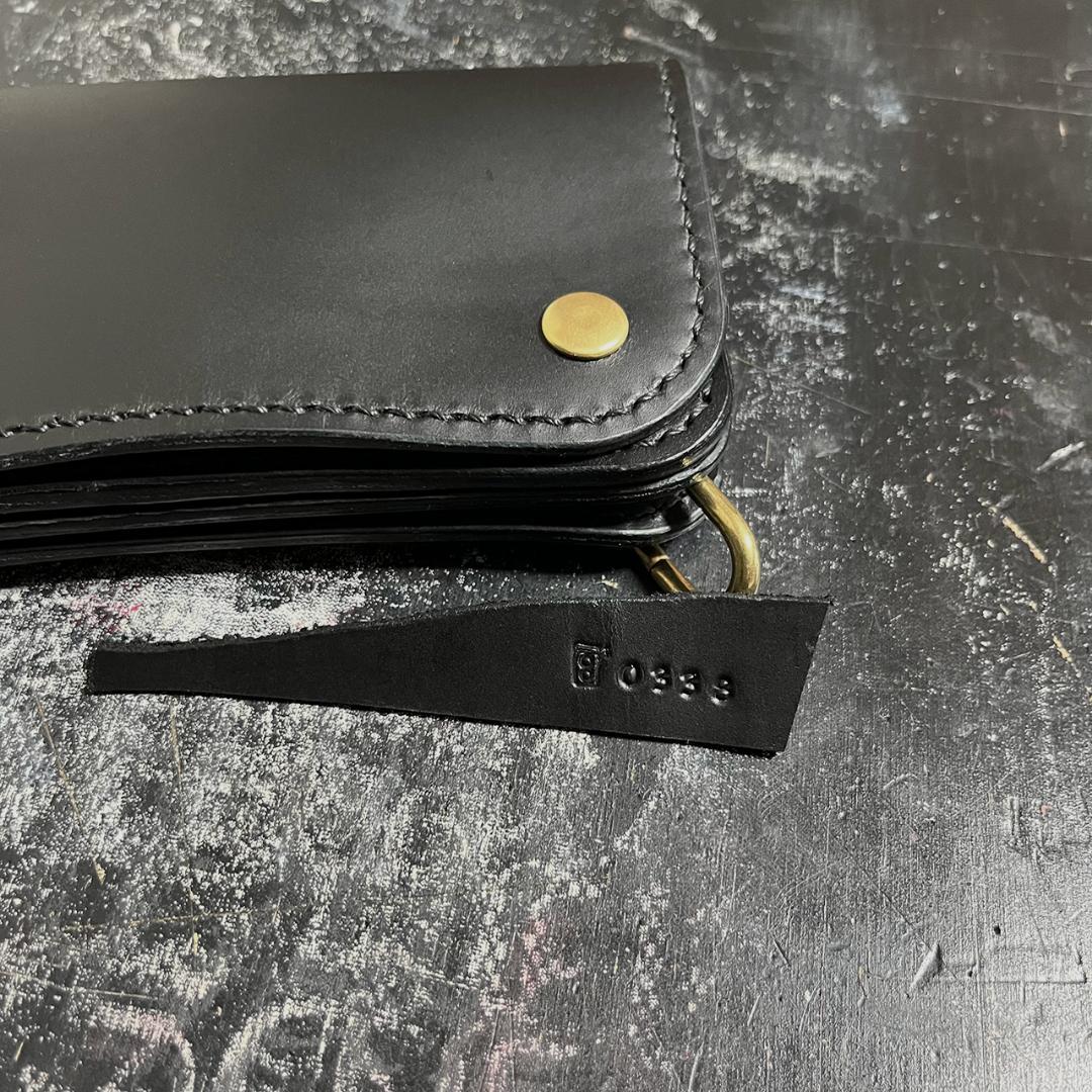 トラッカーウォレット イタリアレザー 3層 長財布 折り財布 #338ミドル