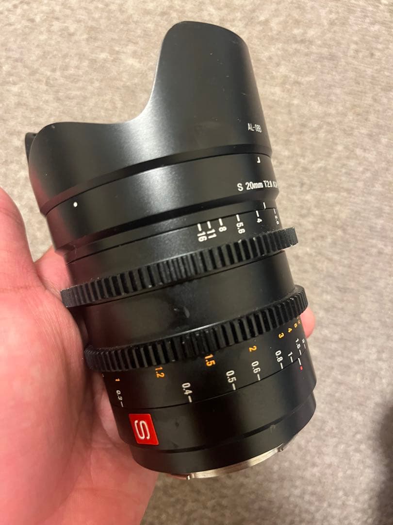 S 20mm T2.0レンズ