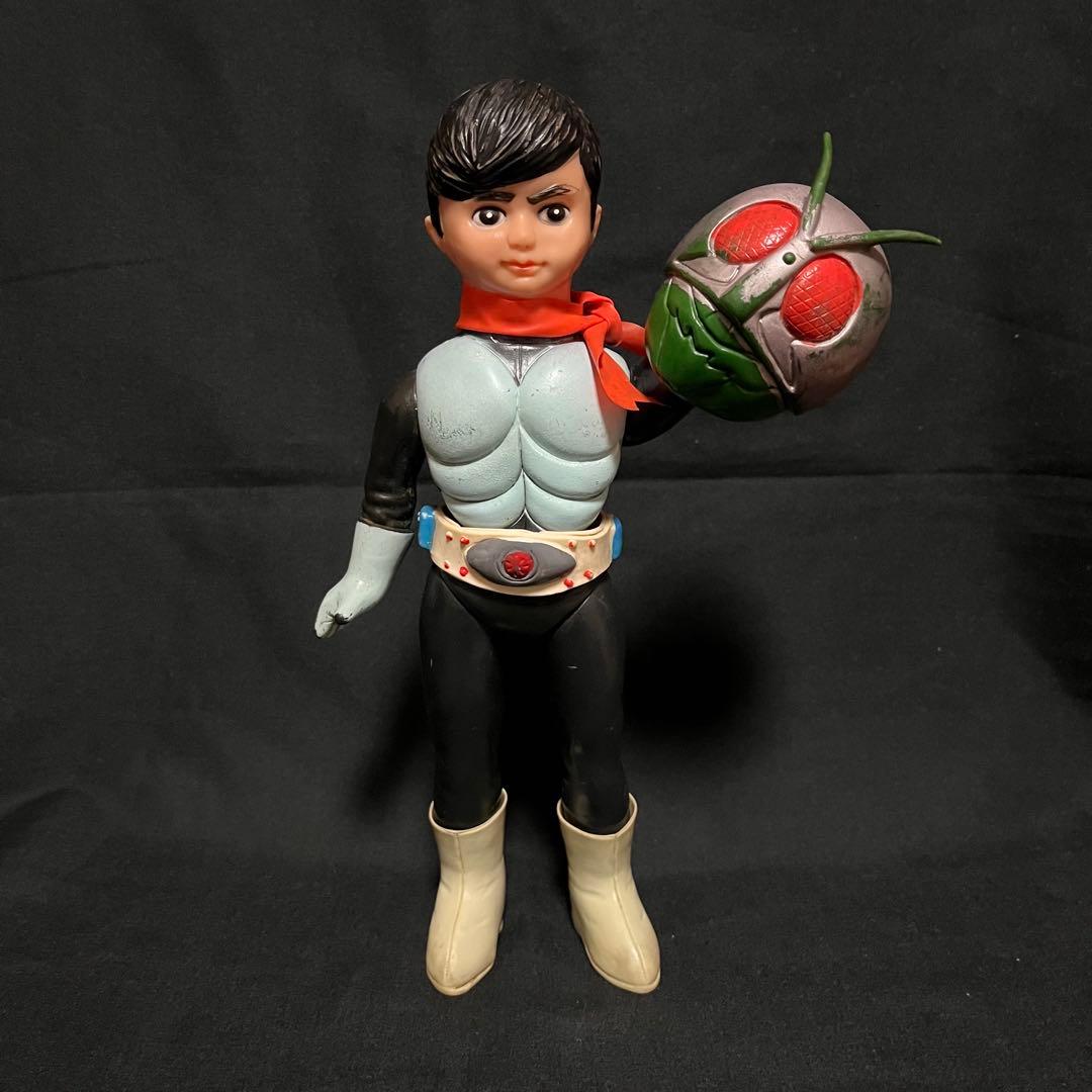 旧バンダイ 仮面ライダー 初期 スタンダードサイズ ソフビ 当時物