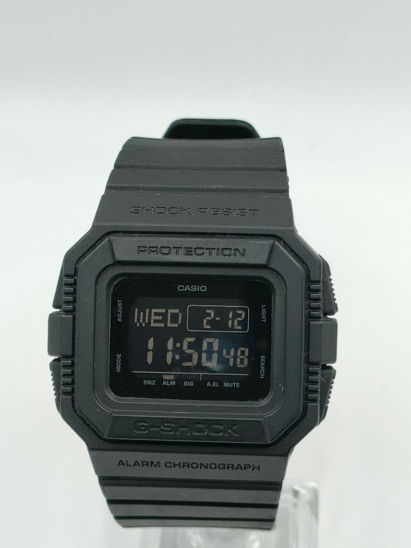 CASIO　G-SHOCK　DW-5500BB　稼働　かっこいい