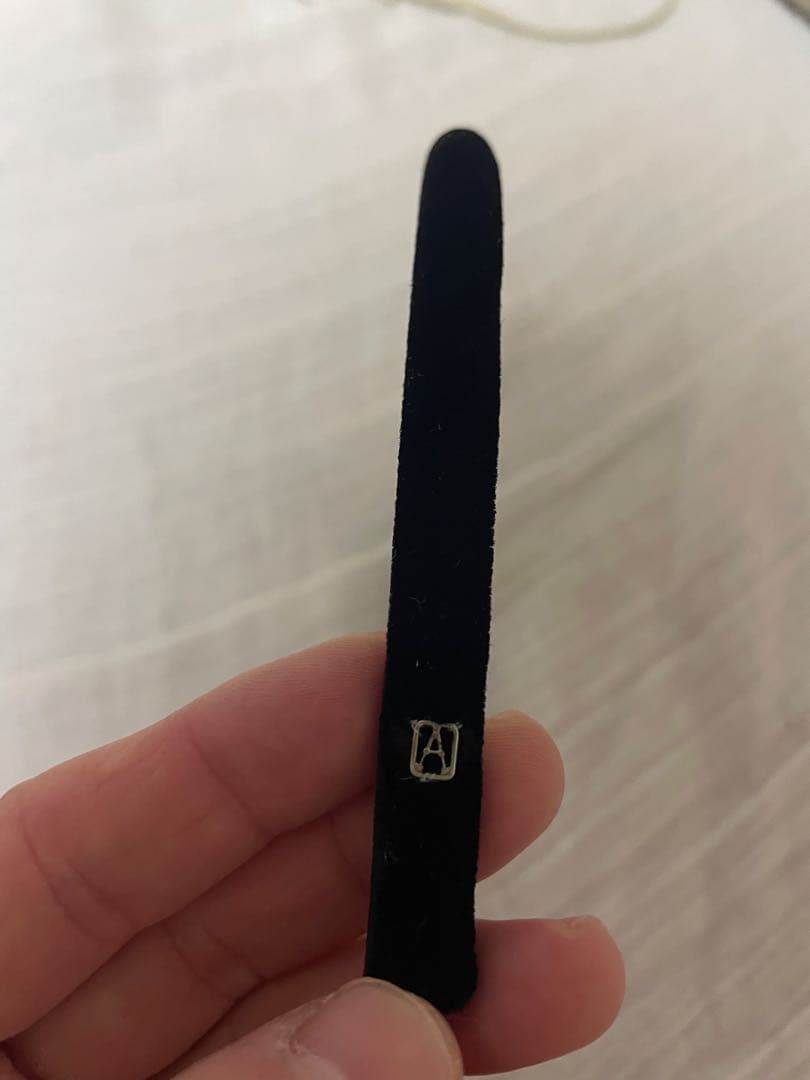 Alexandre de Paris 黒 ヘアバンド カチューシャ