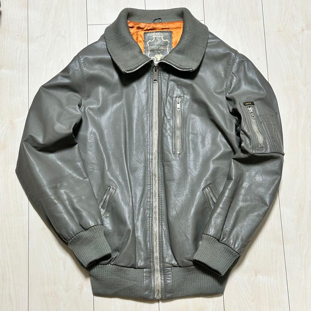 【激レア】CAMPRI製 ドイツ軍 レザー フライト ジャケット【美品】