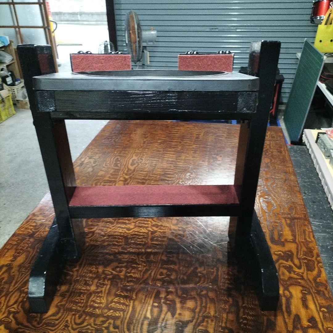 締太鼓　太鼓台　中古品③