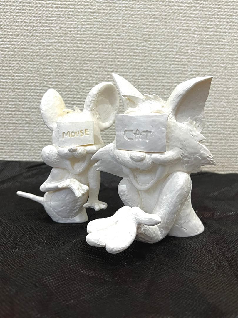 ED300 完売品 トムとジェリー × ニシクボサユリ Sculpture 立体