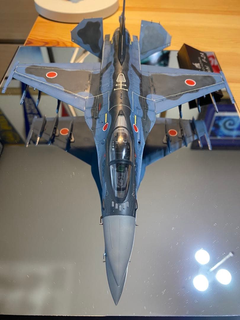 【クリアケース入り】戦闘機　プラモデル　完成品　ハセガワ　1/48 F2A