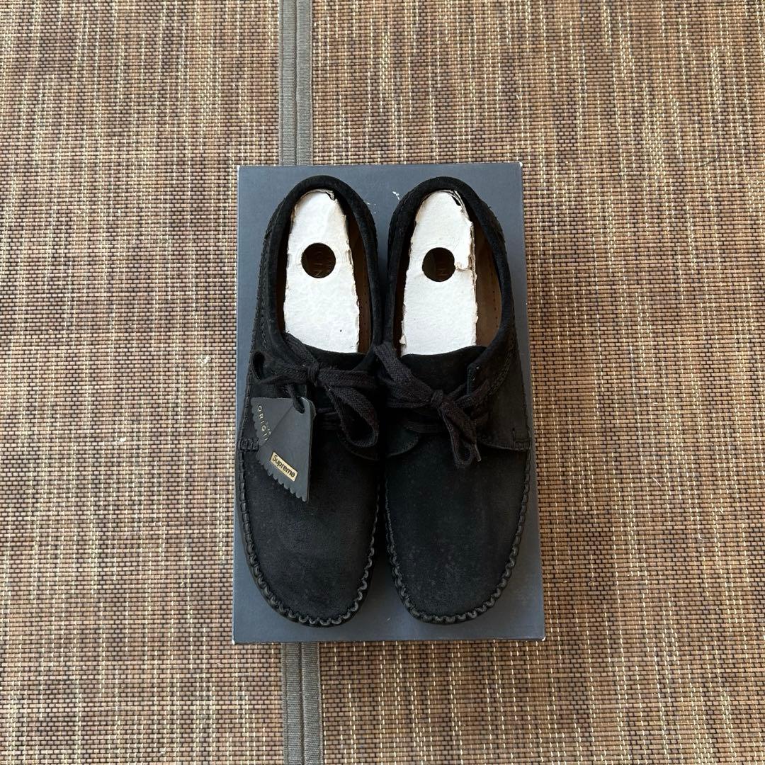 超希少! supreme clarks wallabee 27cm 黒