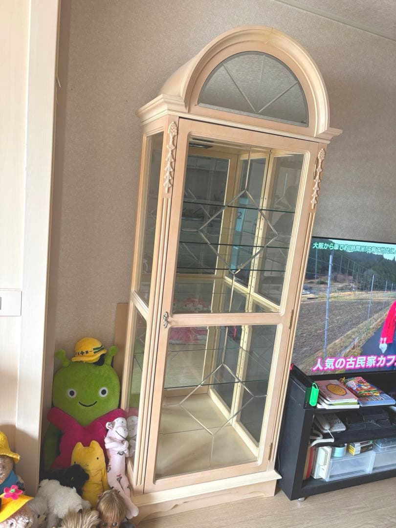 ★匿名配送★ リンホーリン (大塚家具)アンティーク 飾り棚