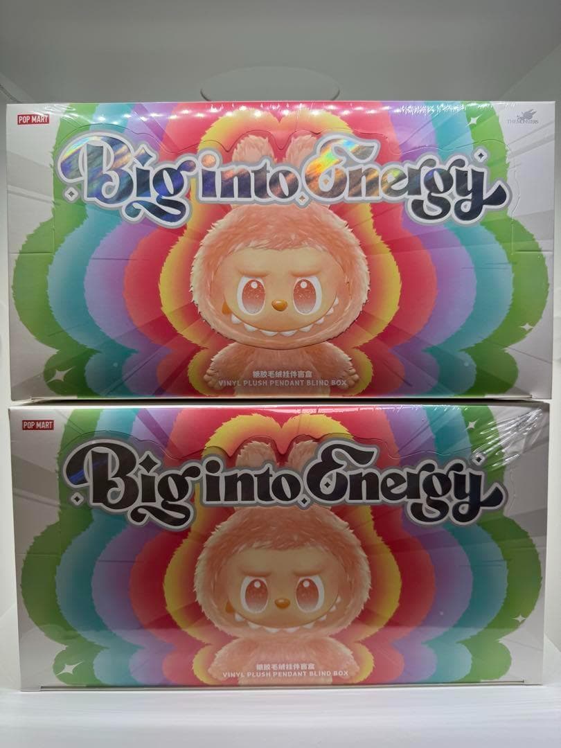2個 未開封 本物 LABUBU Big into Energy ラブブアソート