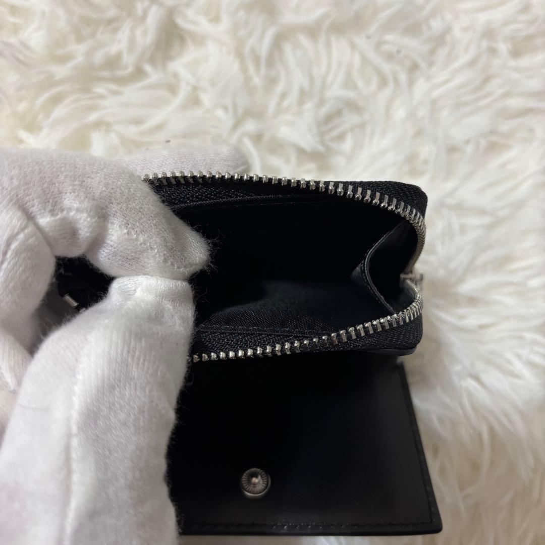 【新品】DIESEL 1DR コンパクト財布 ケース 箱付き　25SS 黒