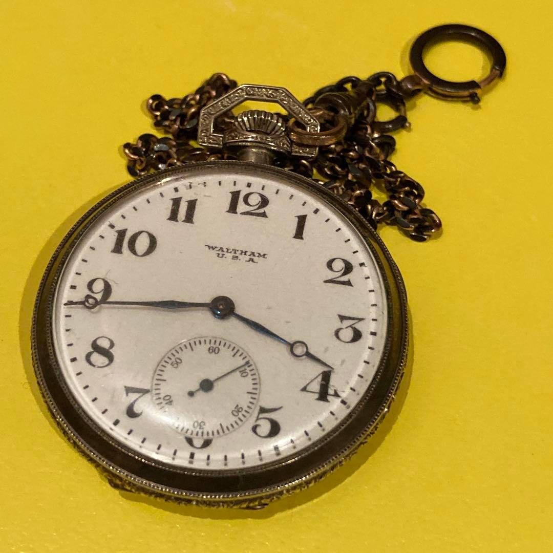 Waltham side 19石 ウォルサム 懐中時計