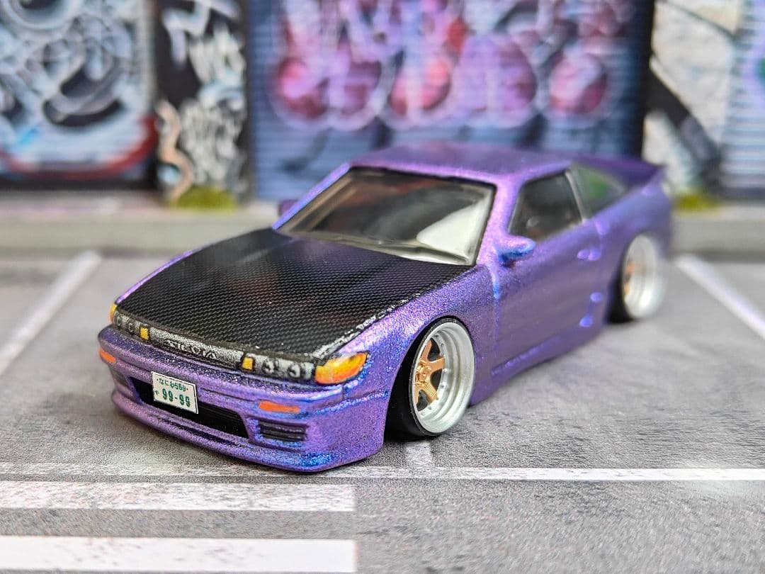 ホットウィールカスタム シルエイティ マジョーラ✩深リム☆トミカ改造