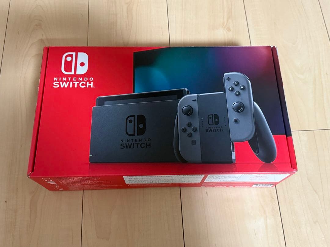 美品 Nintendo Switch グレー 本体 任天堂スイッチ