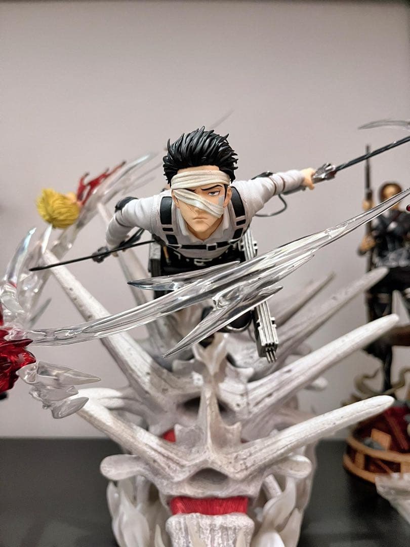 進撃の巨人 調査兵団 兵長 リヴァイ ガレージキット フィギュア 塗装済み