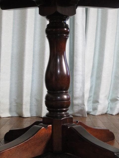 松本民芸家具 ミズメザクラ 無垢材 A型 丸テーブル ダイニングテーブル 円卓