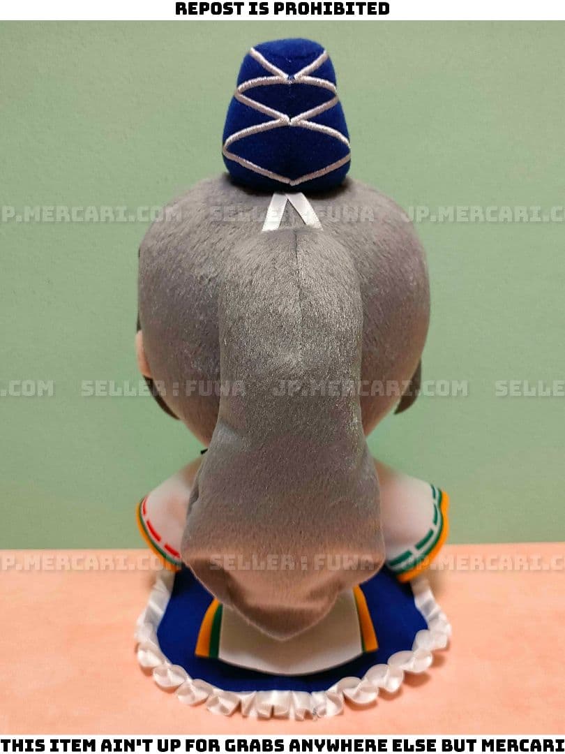 【未使用】東方project 物部布都 ふもふもふと ぬいぐるみ 缶バッジ付き