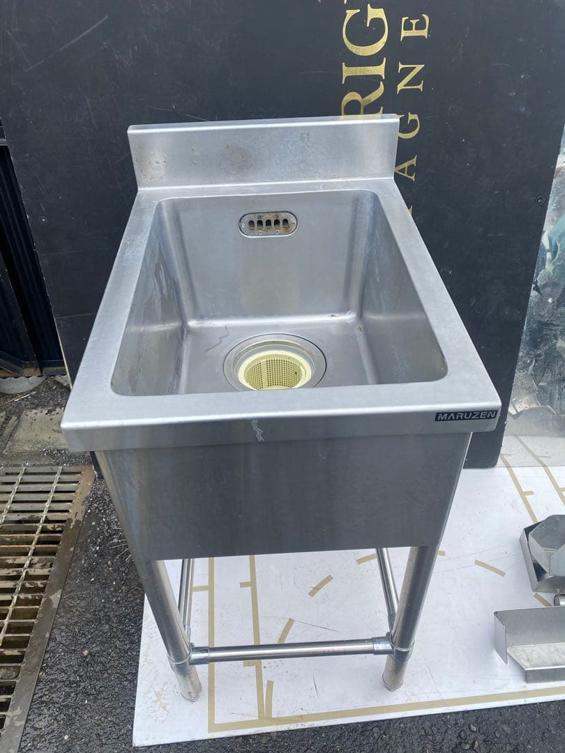 業務用　一口　シンク　神奈川県発　マルゼン　業務用シンク
