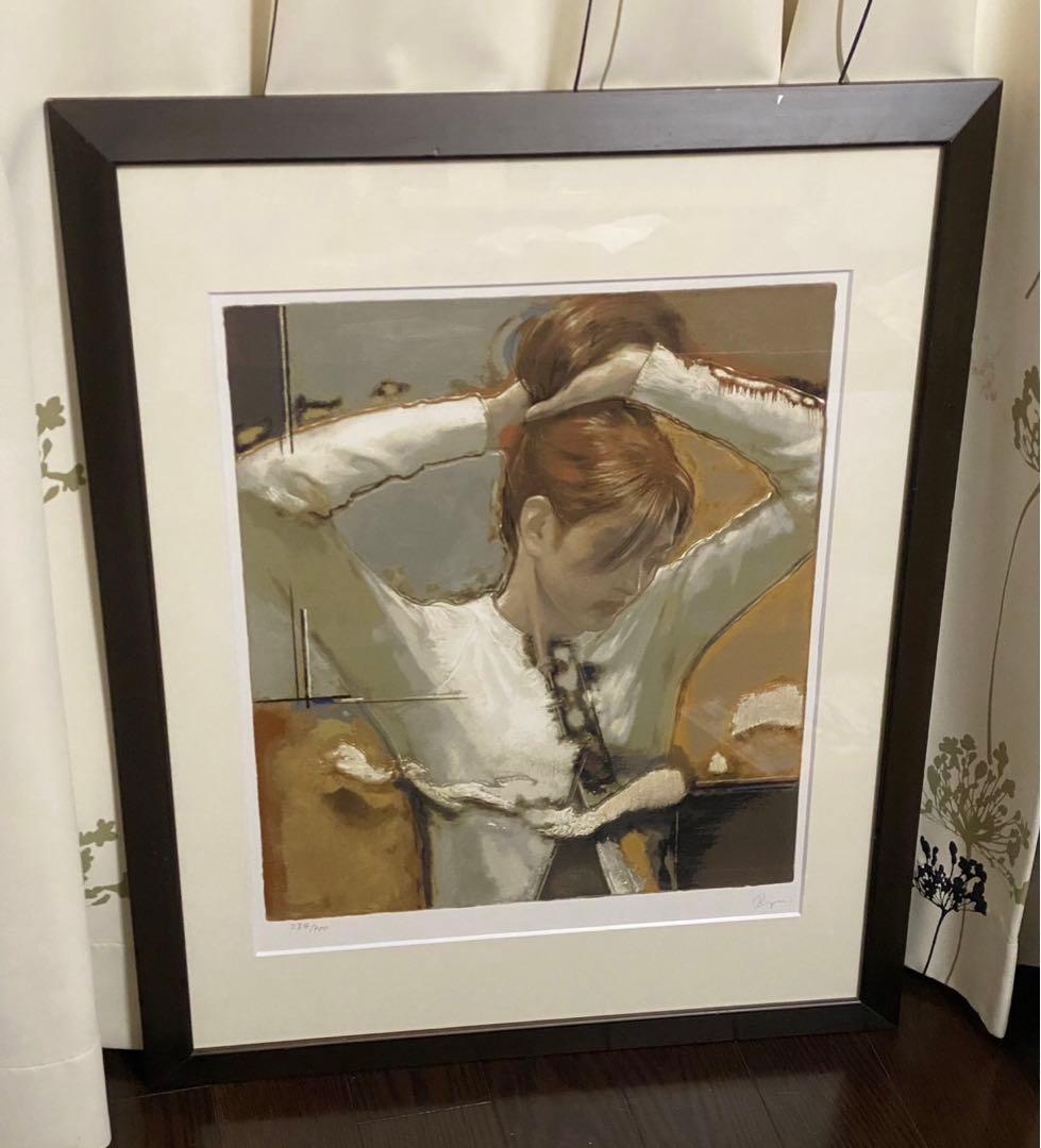 チ*2様 柏本龍太　リトグラフ　直筆サイン　限定300部 額縁額装　インテリア