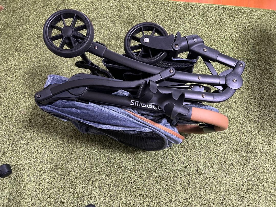 折りたたみ式ペットカート グレー