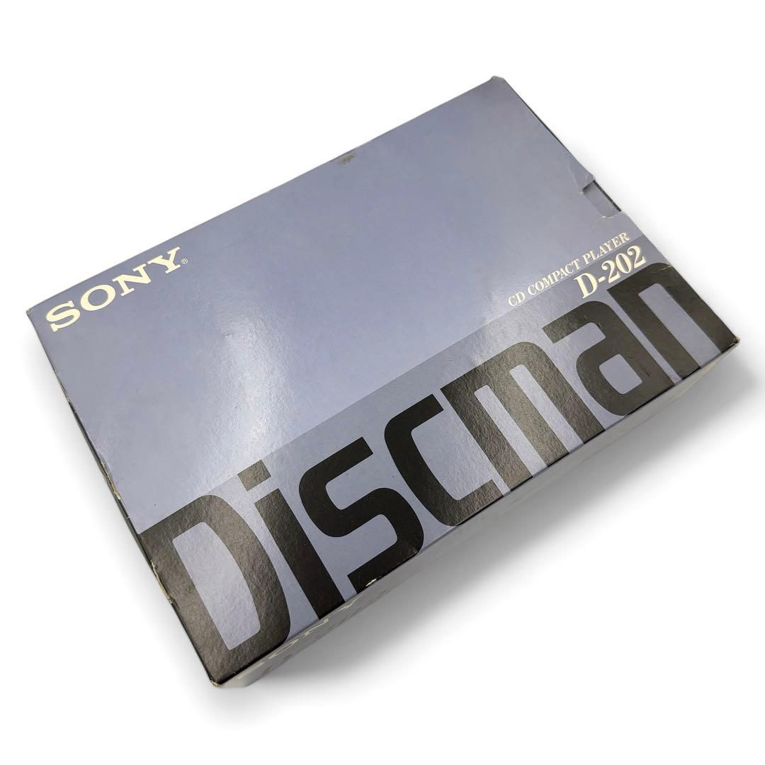 外観新品同様 SONY ポータブルCDプレイヤー D-202 ディスクマン