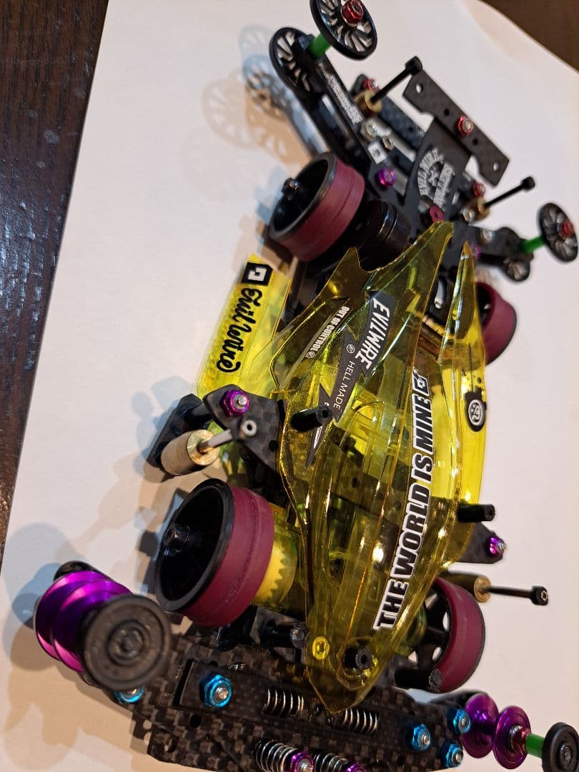 ☆お年玉価格 ミニ四駆 完成品　VZシャーシ 純正加工品