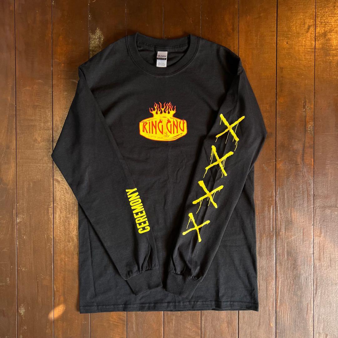 新品！！【King Gnu キングヌー】CEREMONY ロンT 常田大希 黒