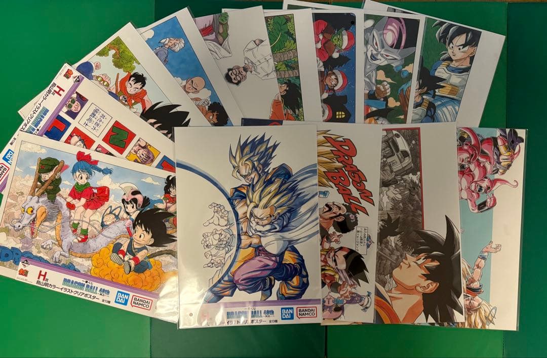 J*A様 一番くじ ドラゴンボール 40th H賞鳥山明カラーイラストクリアポス