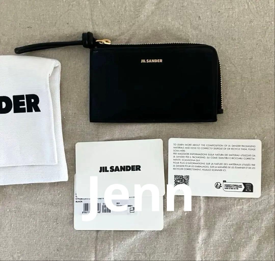 （年内で削除）新品未使用JIL SANDER ケース 財布 ブラック