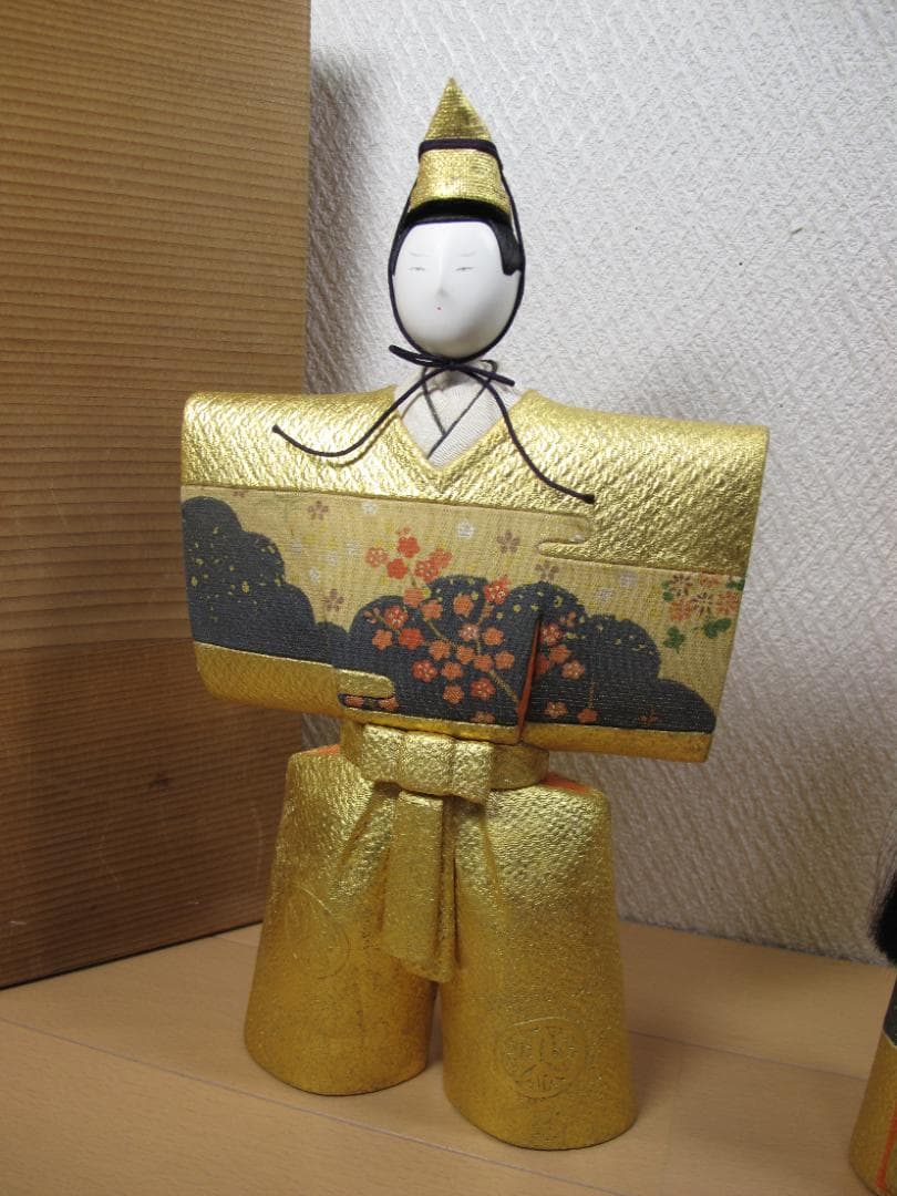 真多呂雛人形　立ち雛　真多呂　木目込み人形　昭和58年真弓作