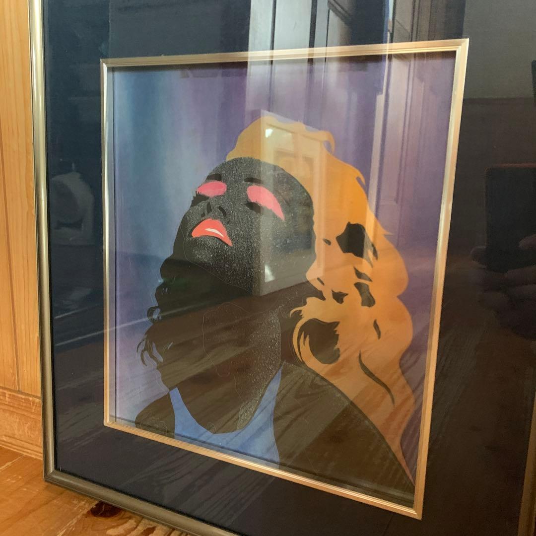 木内宗吾　ギヤマン彫刻絵画　スター