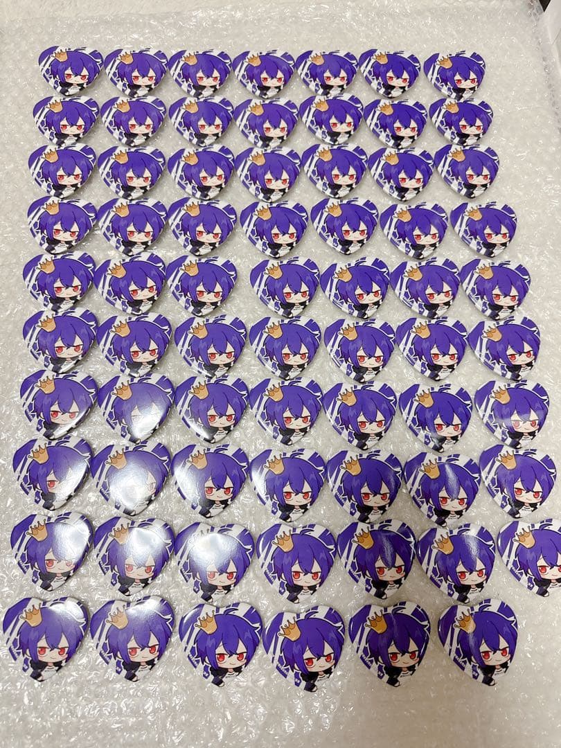 ZETA DIVISION alf あるふ ハート缶バッジ 78個